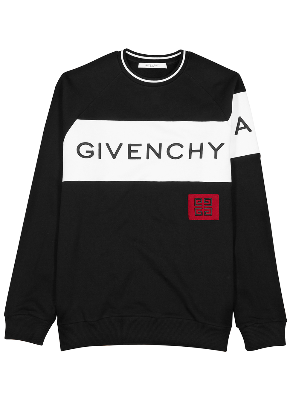 Givenchy Logo-embroidered cotton sweatshirt - Harvey Nichols