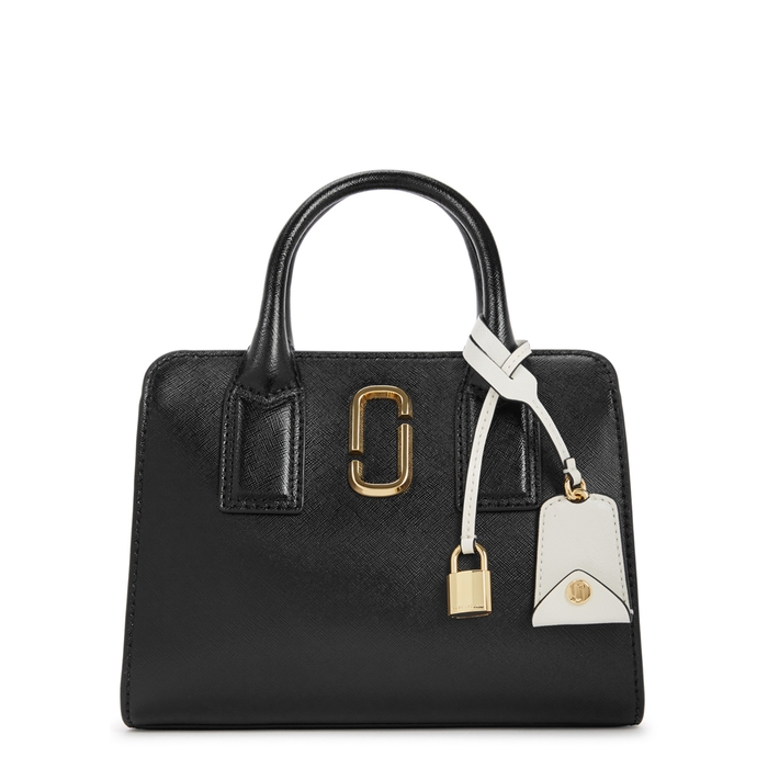 MARC JACOBS LITTLE BIG SHOT LEATHER TOTE