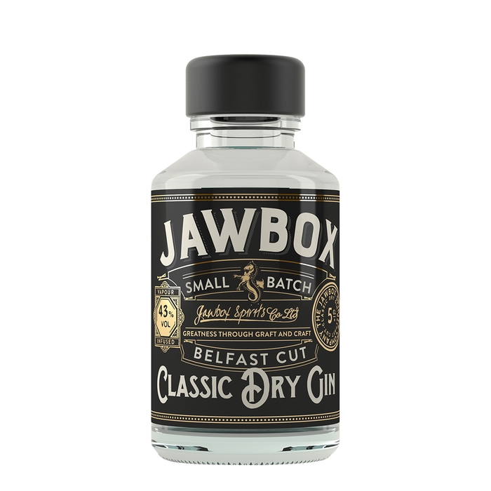 Jawbox Belfast Cut Classic Dry Gin 50ml