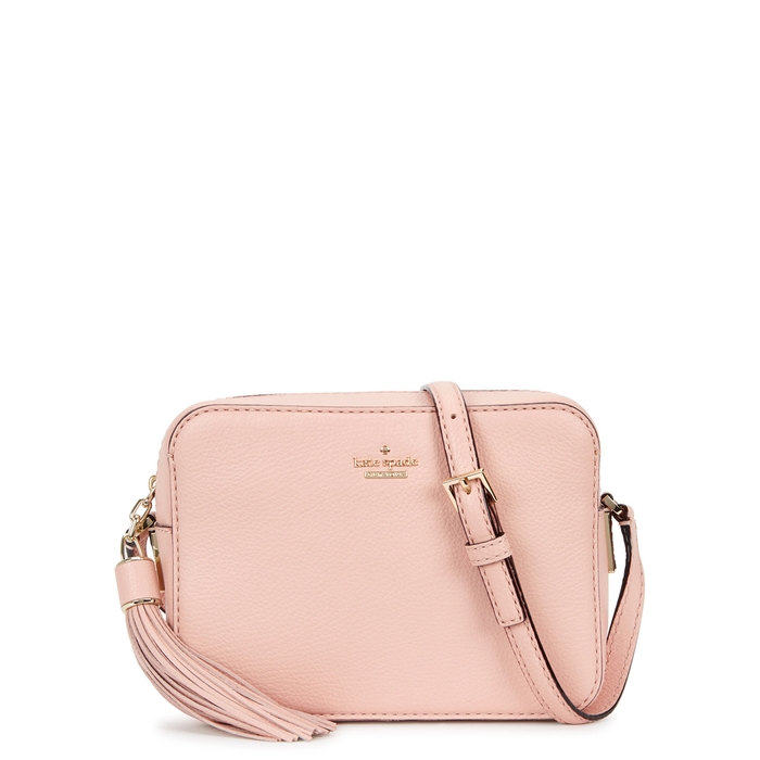 Leather crossbody bag Kate Spade Pink in Leather - 25560366