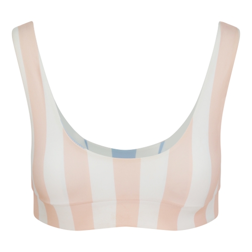 MARBLE SWIMWEAR CAMILLE TOP - SERENITY BLUE - ROSE PINK
