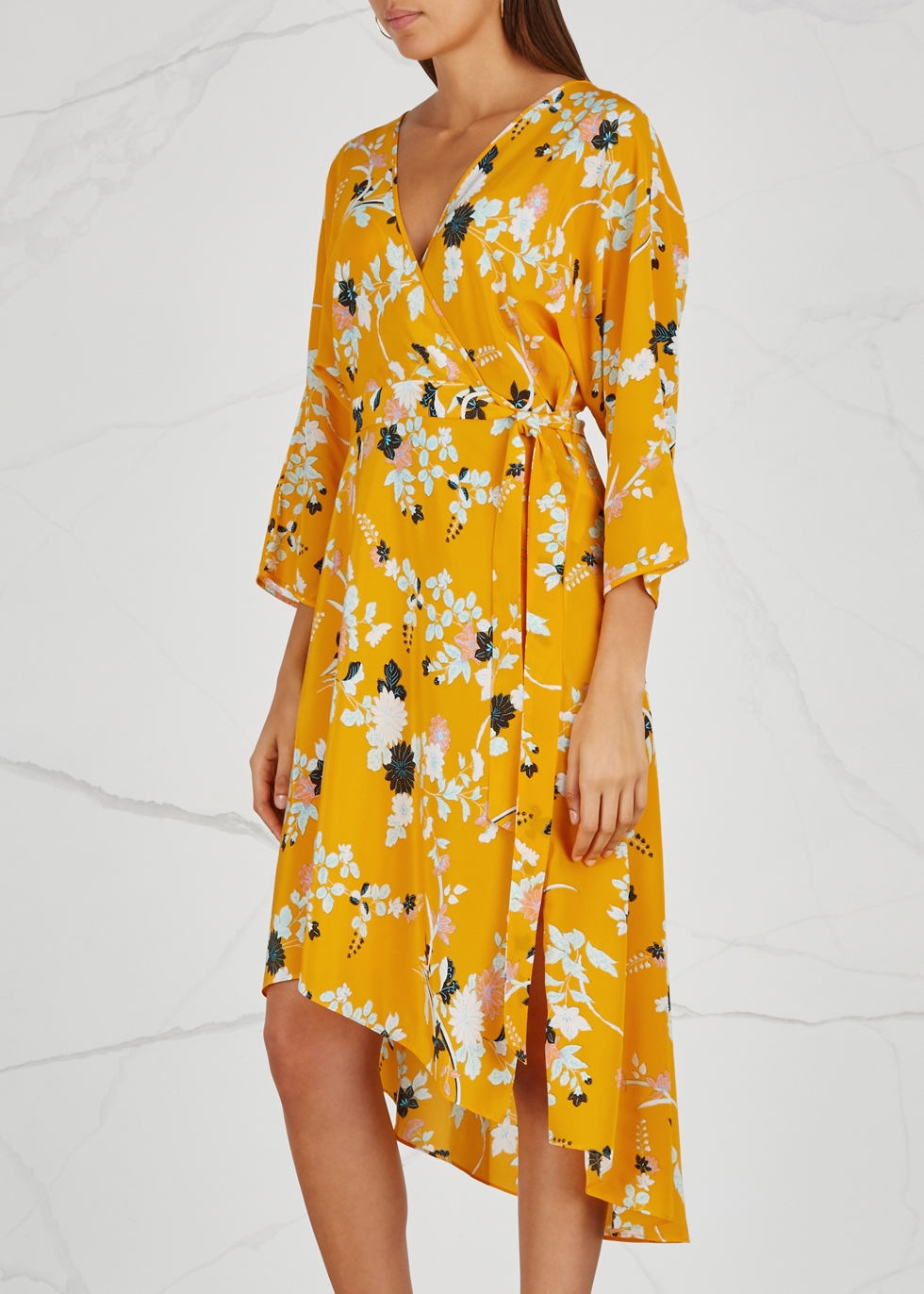 Eloise floral-print silk dress - Diane von Furstenberg