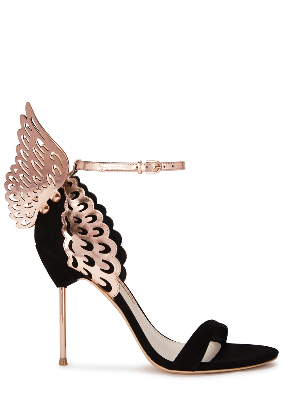 sophia webster black butterfly heels