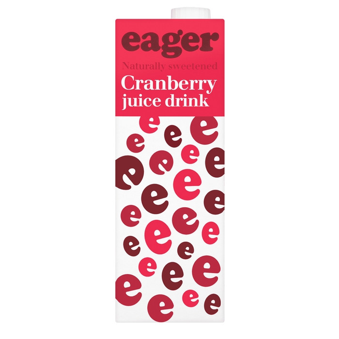 Eager Drinks Cranberry Juice 1000ml