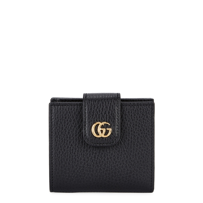 GUCCI GG MARMONT BLACK LEATHER WALLET