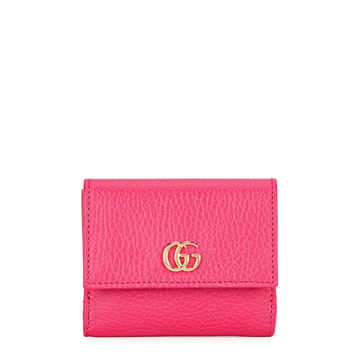 GUCCI GG MARMONT MINI LEATHER WALLET