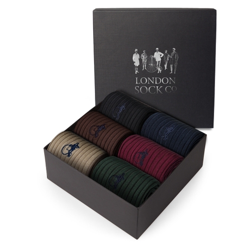 LONDON SOCK COMPANY THE TRADITIONAL SET 6 PAIR GIFT