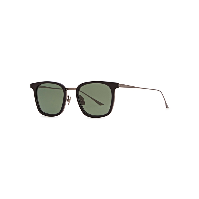 LEISURE SOCIETY EUCLID 12CT ANTIQUE GOLD-PLATED SUNGLASSES