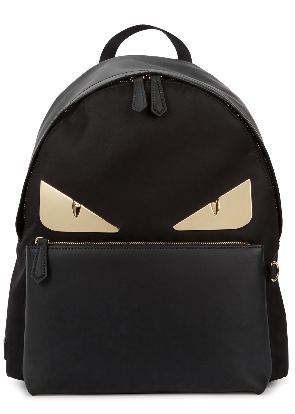 Fendi Monster leather and nylon backpack - Harvey Nichols