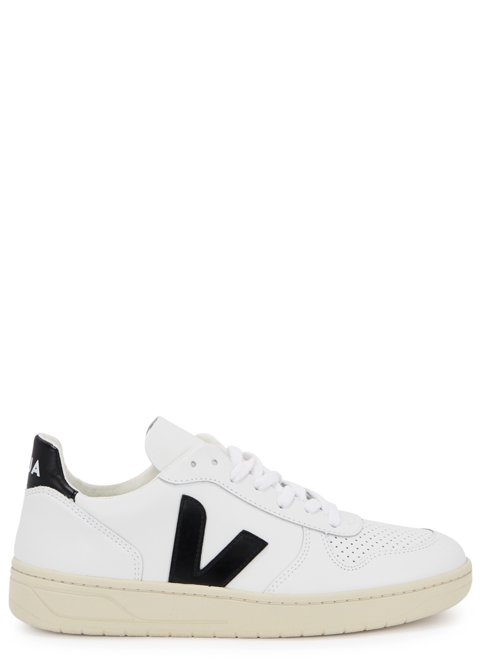 Veja V-10 white leather sneakers - Harvey Nichols