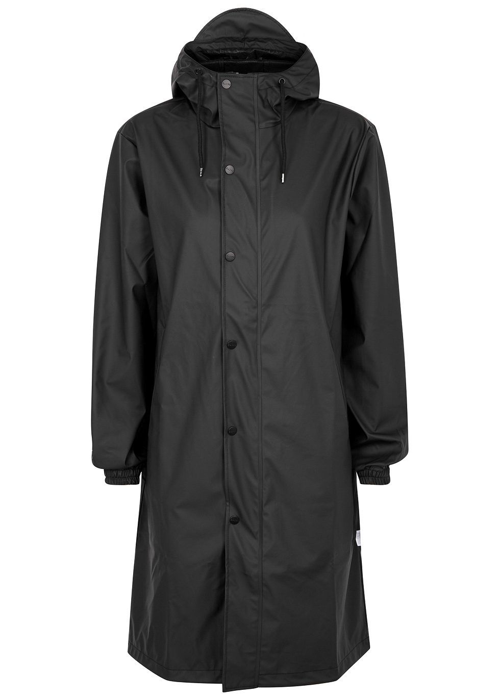 Rains Fishtail black rubberised raincoat - Harvey Nichols