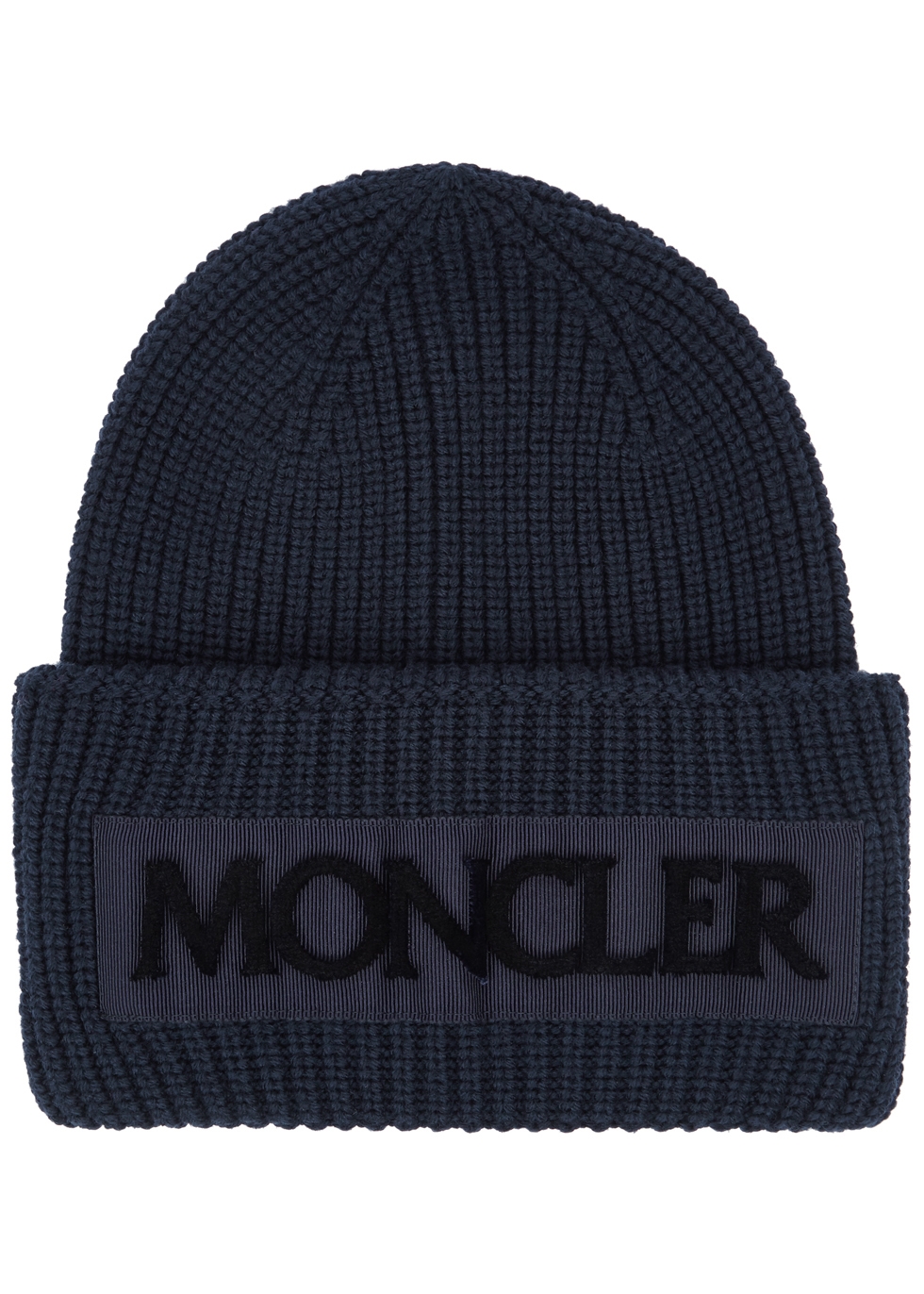 moncler logo beanie