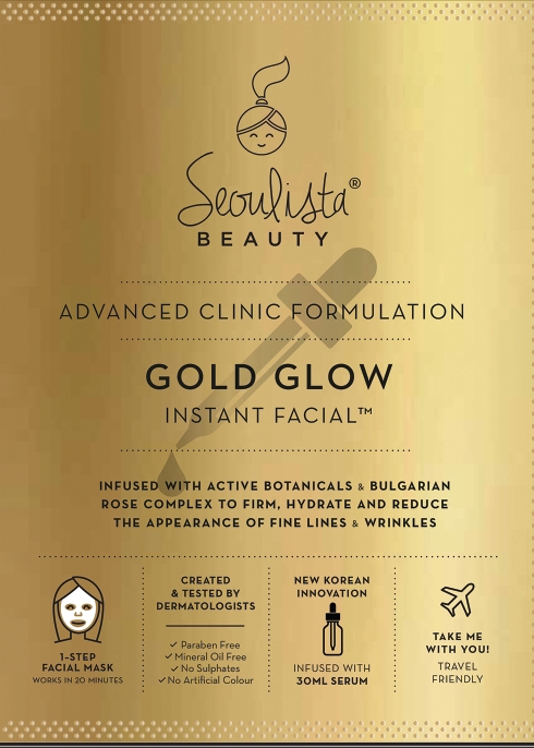 SEOULISTA BEAUTY GOLD GLOW INSTANT FACIAL,3405611