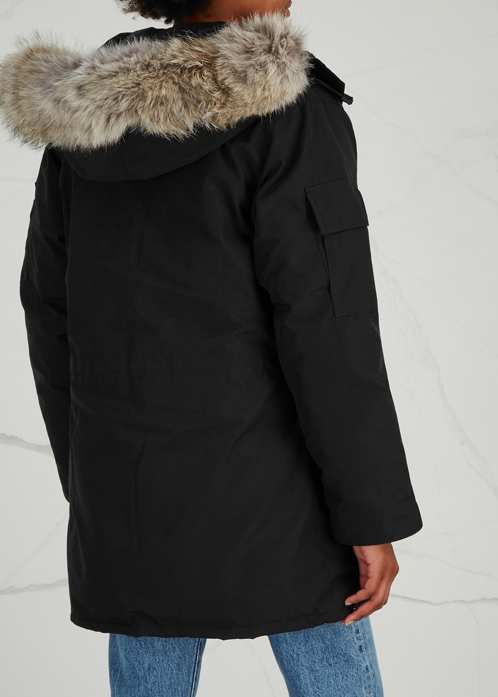 Harvey Nichols Clothing Coats Parkas KIDS Brittania black hooded Arctic-Tech parka 