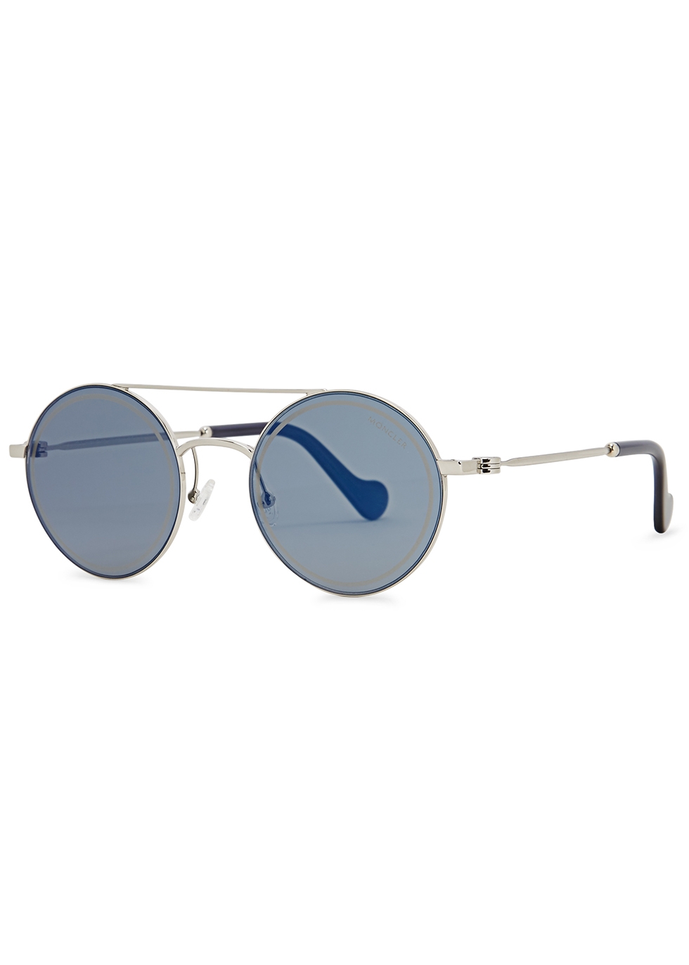 Moncler Mirrored round-frame sunglasses 