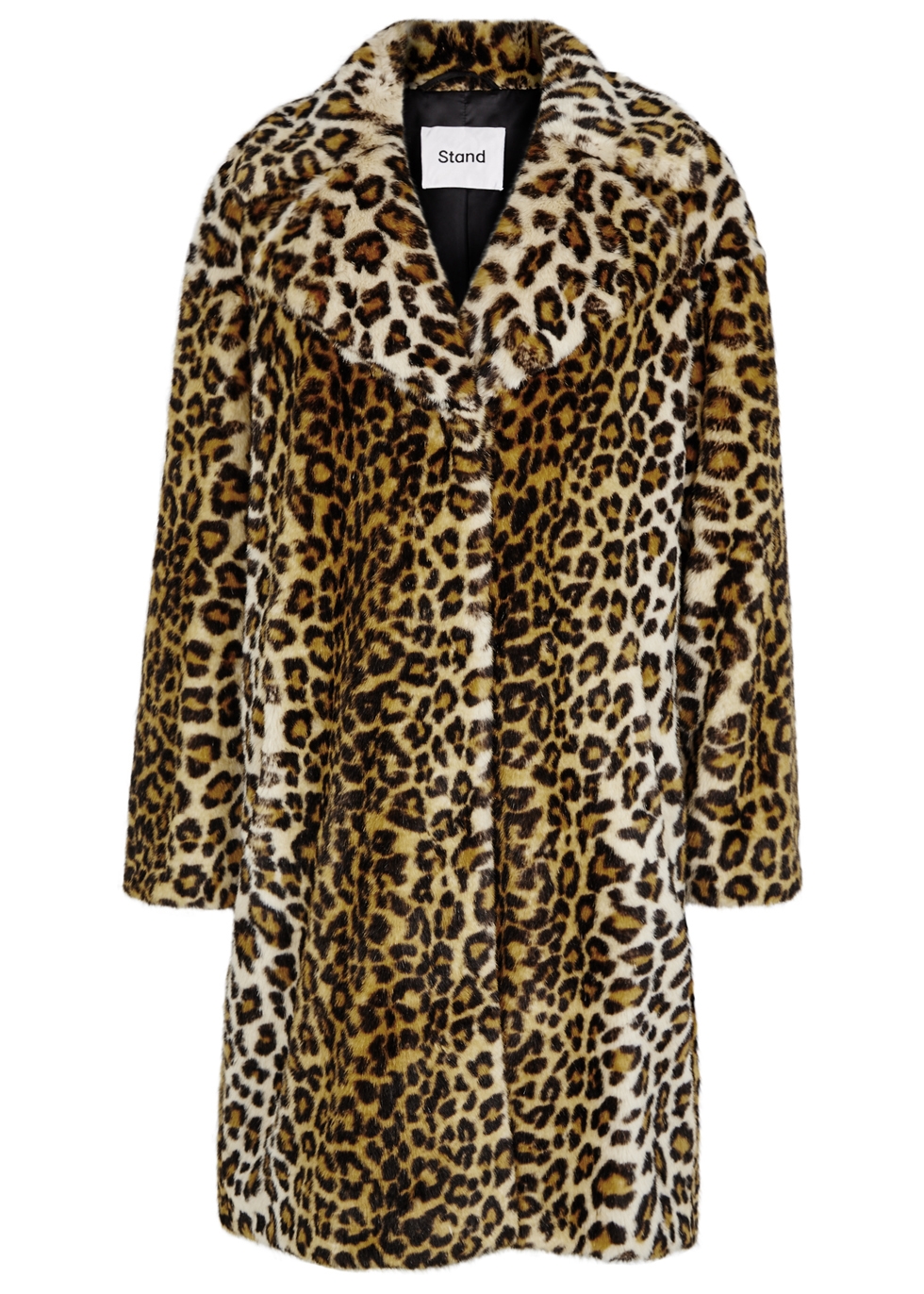 Stand Studio Camille leopard-print faux fur coat - Harvey Nichols