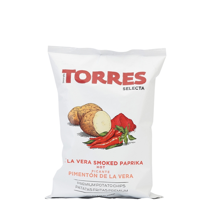 Torres De La Vera Hot Smoked Paprika Crisps 150g