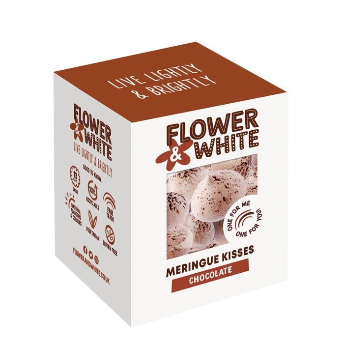 Flower & White Chocolate Meringue Kisses 75g