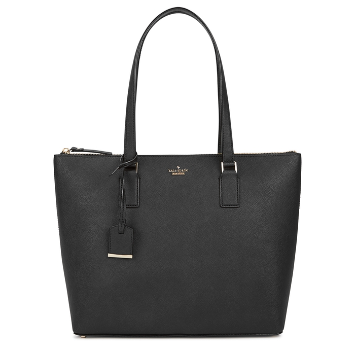 KATE SPADE CAMERON STREET LUCIE BLACK LEATHER TOTE