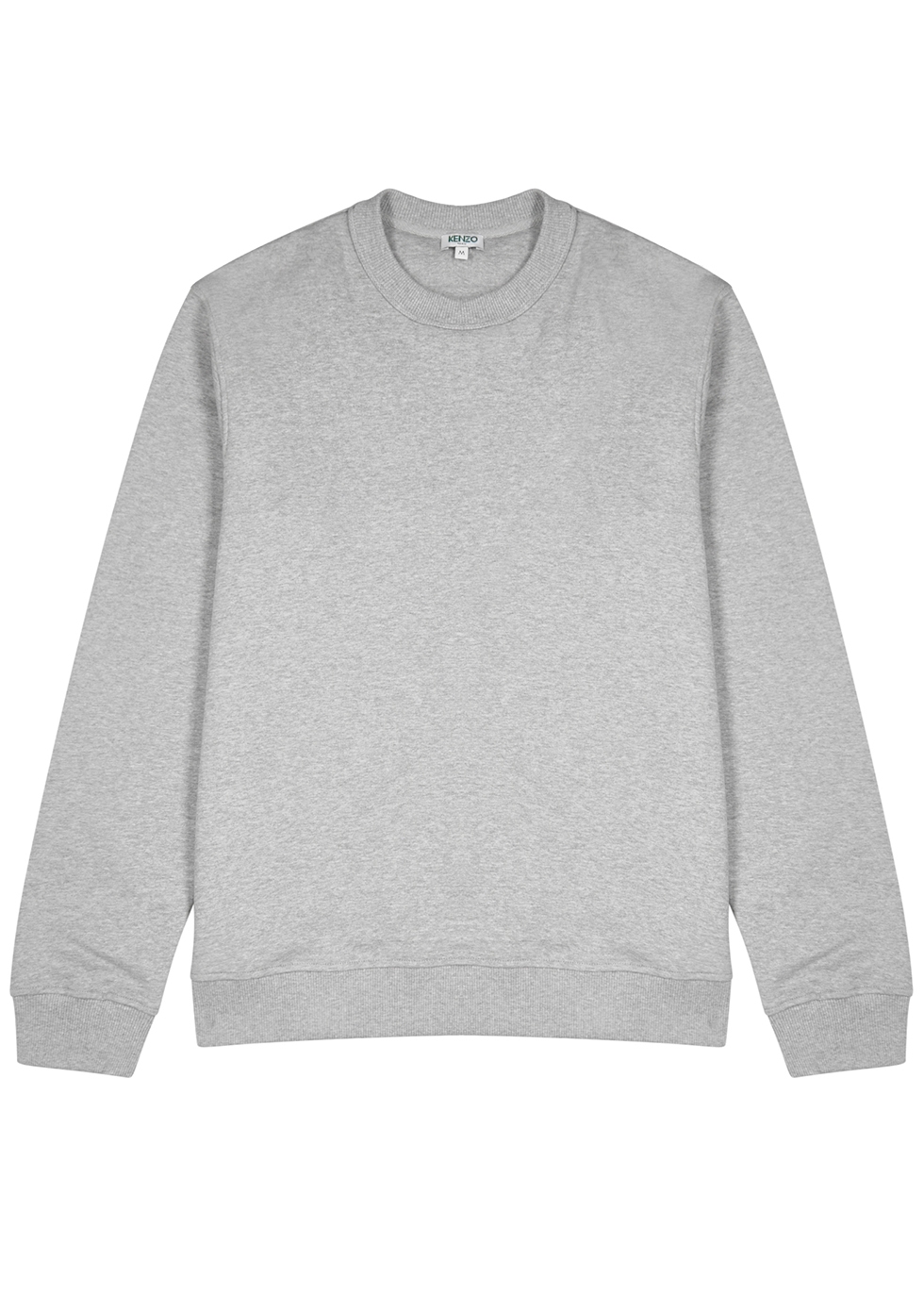 Kenzo Grey logo cotton-blend sweatshirt - Harvey Nichols