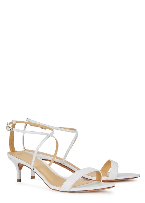 Smart 50 white leather sandals - Alexandre Birman