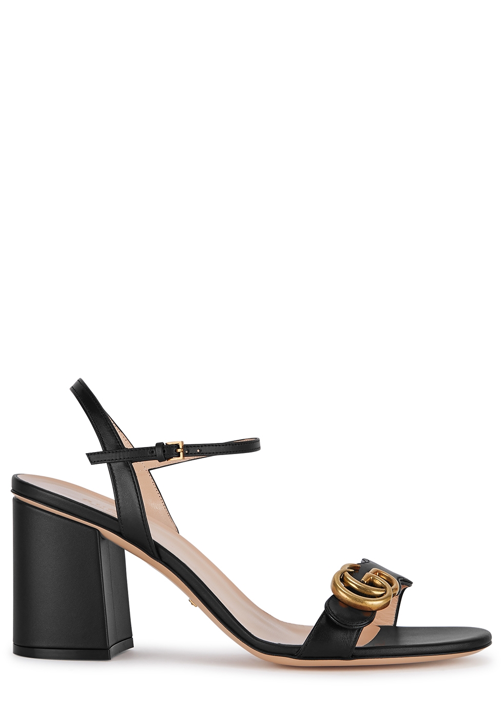 gucci marmont mid heel sandal