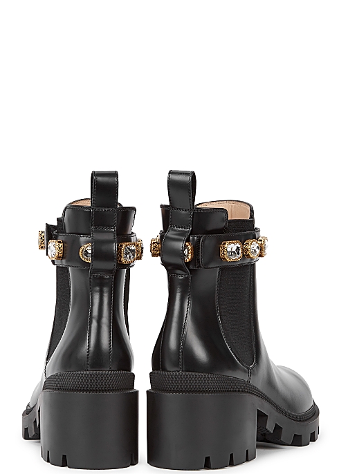75 embellished leather Chelsea boots - Gucci