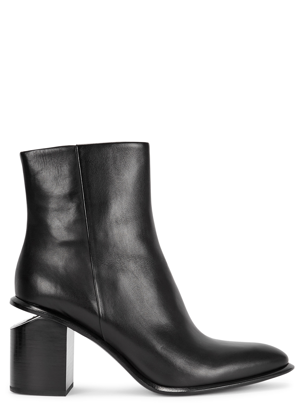 Alexander Wang Anna 80 black leather ankle boots - Harvey Nichols