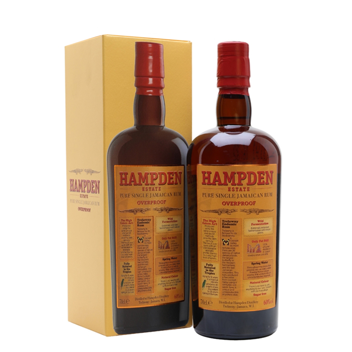 Hampden Estate Rum Overproof Pure Single Jamaican Rum