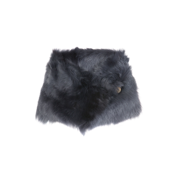 GUSHLOW & COLE TWO BUTTON SHEARLING SNOOD SCARF,2878901