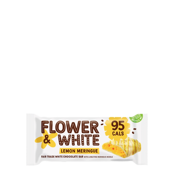 Flower & White Lemon Meringue Bar 20g