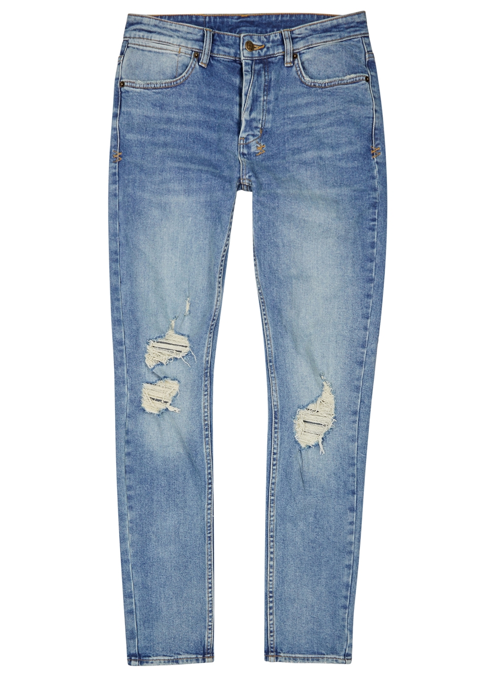 ksubi Vanwinkle distressed skinny jeans - Harvey Nichols