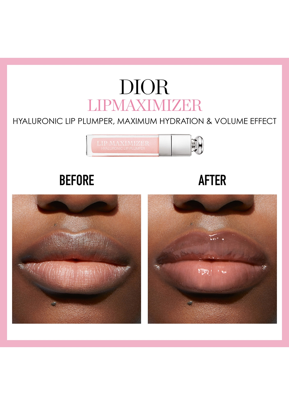 dior lip maximizer before and after