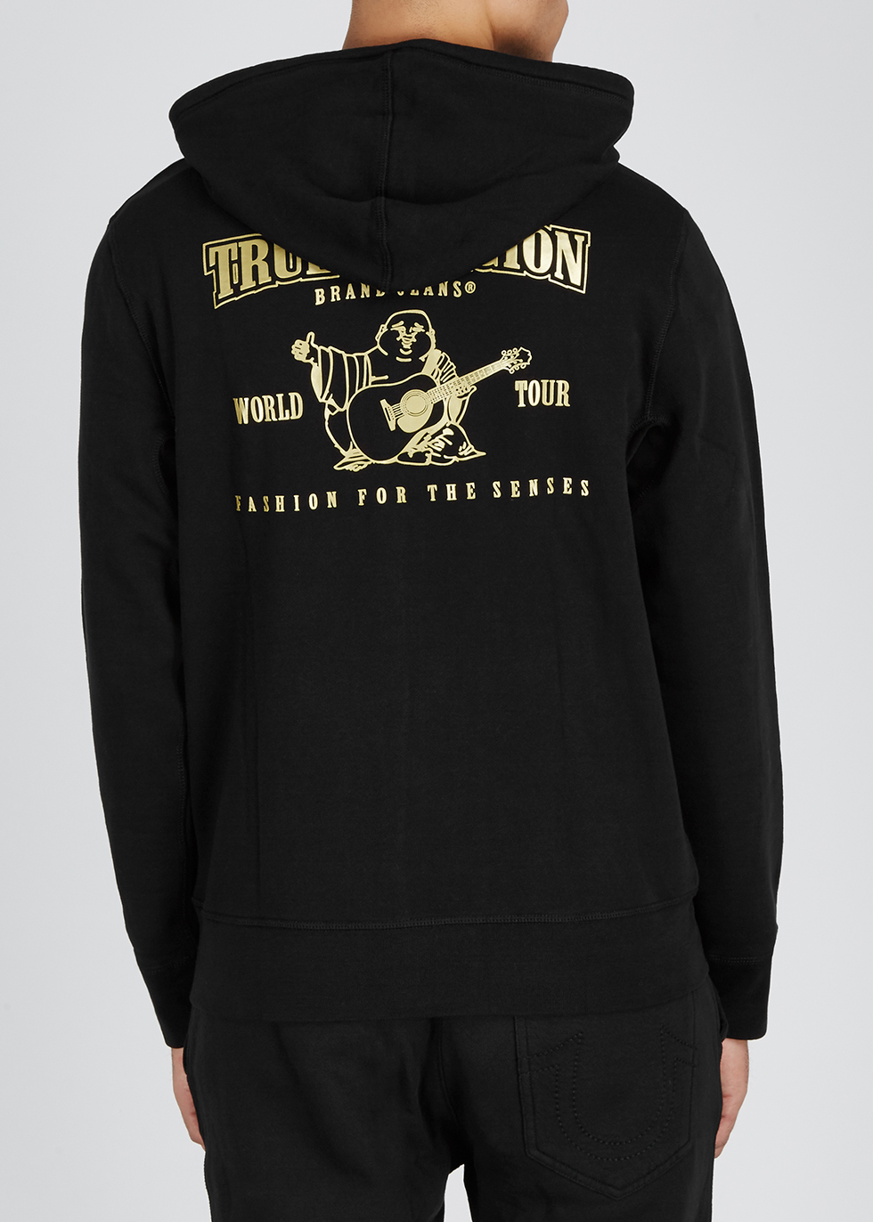 true religion black sweater