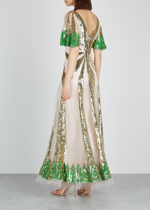 Sycamore sequinned tulle gown - Temperley