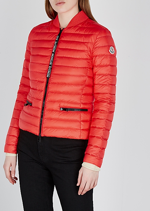 Blenca red quilted shell jacket - Moncler