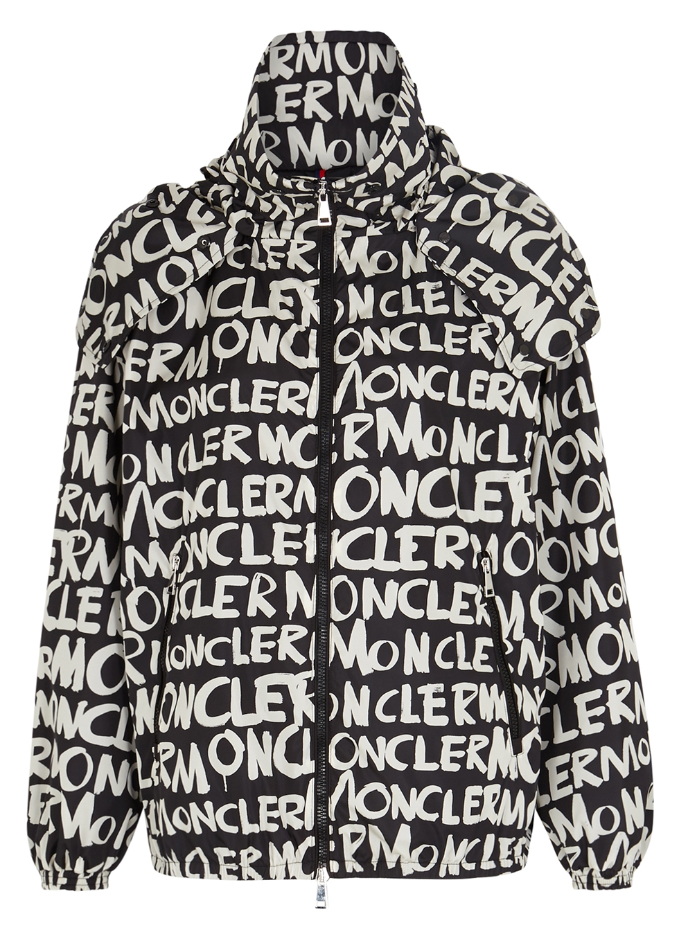 Moncler Hanoi logo-print shell jacket - Harvey Nichols
