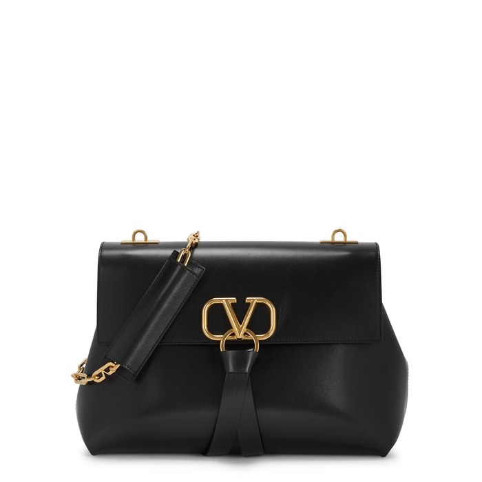 VALENTINO GARAVANI VRing medium leather top handle bag
