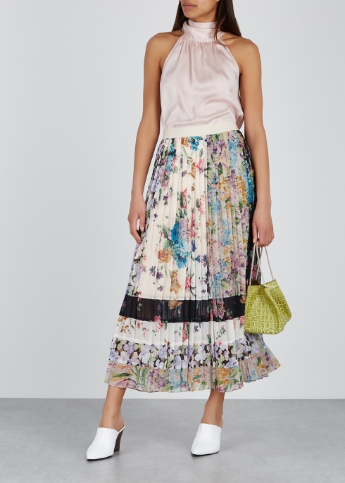 Ninety-Six printed chiffon skirt - Zimmermann