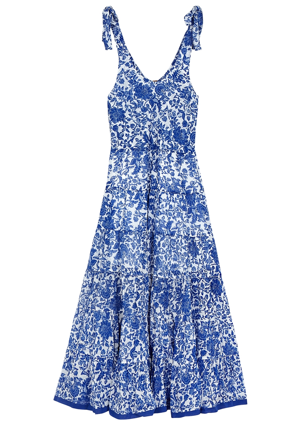 Free People Kika's floral-print cotton midi dress - Harvey Nichols