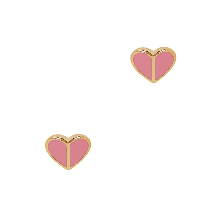 KATE SPADE Heritage Spade heart earrings