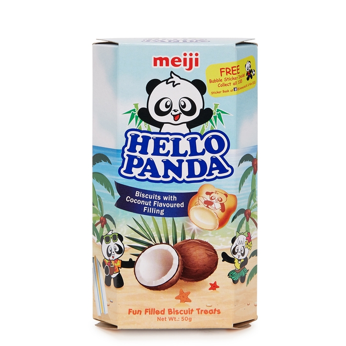 Meiji Hello Panda Coconut Biscuits 50g