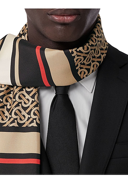 Burberry Montage print silk scarf - Harvey Nichols