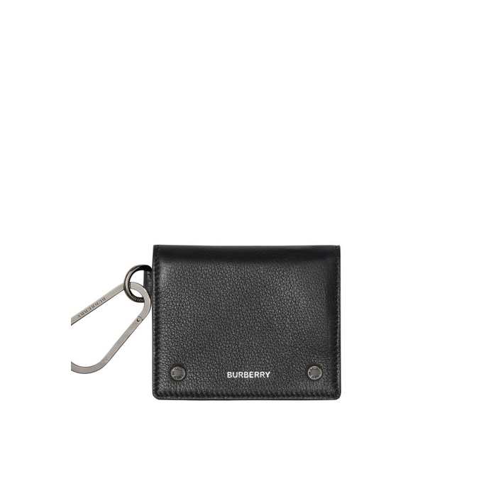 BURBERRY GRAINY LEATHER TRIFOLD WALLET