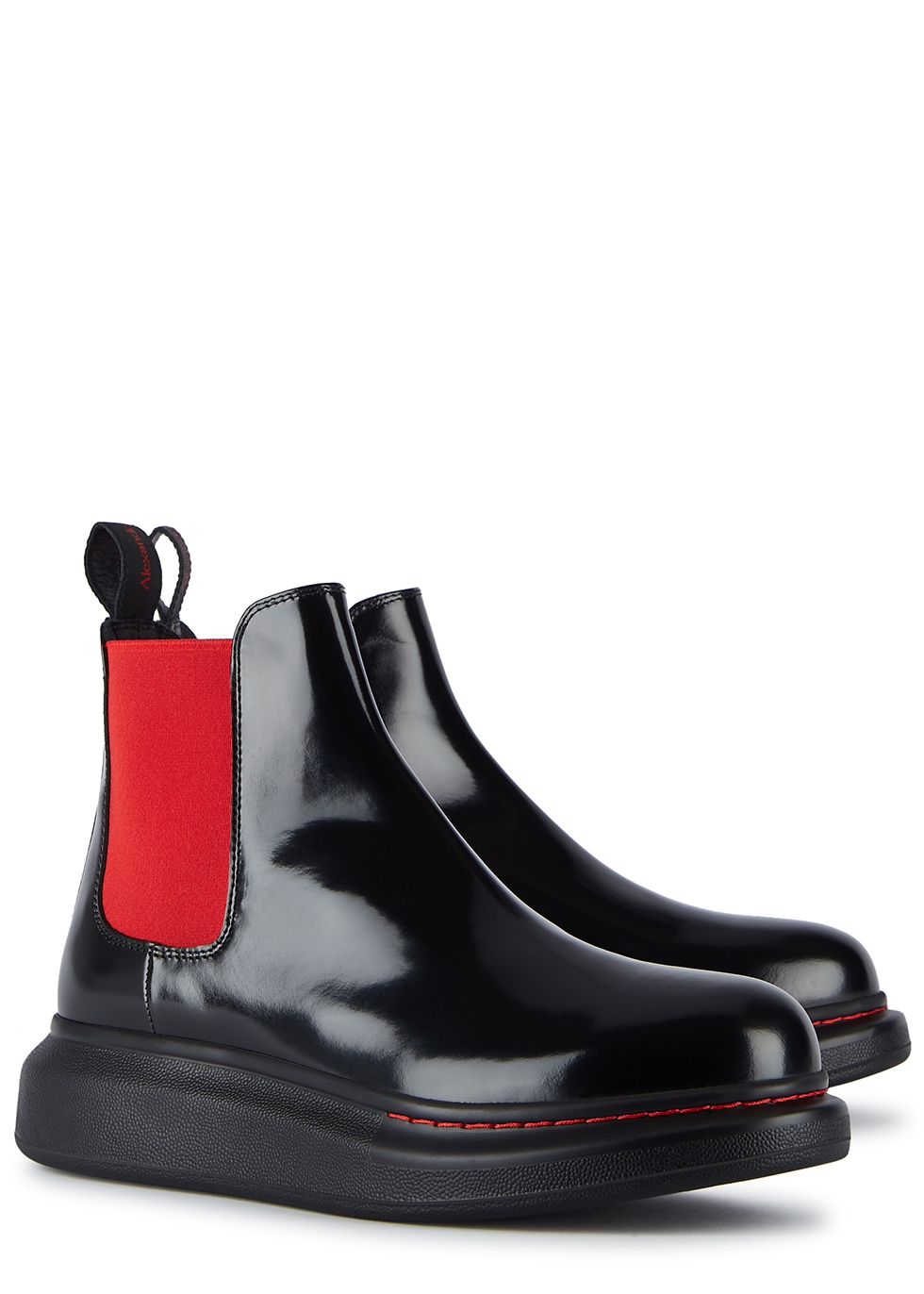 alexander mcqueen black and red