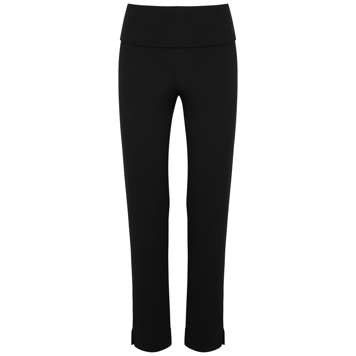 Crea Concept Black Stretch-jersey Trousers | ModeSens