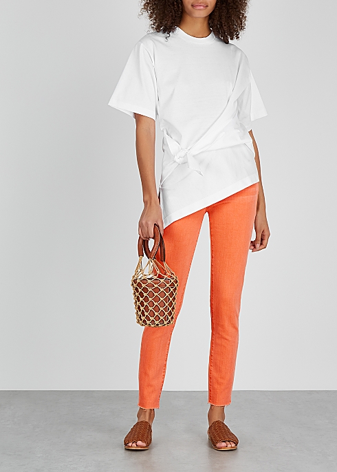 Le High Skinny orange jeans - Frame Denim