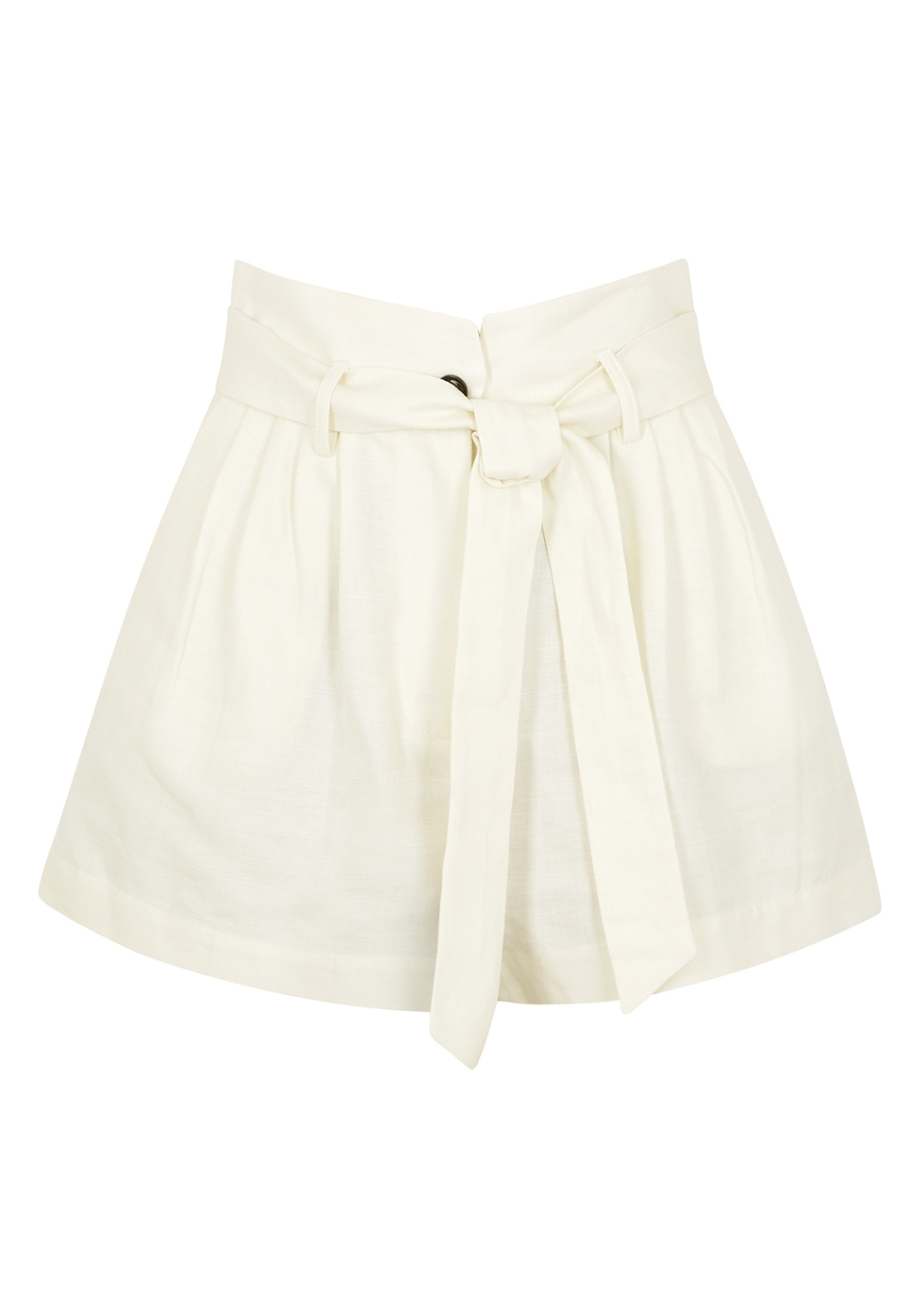 Frame Denim White linen and cotton-blend shorts - Harvey Nichols