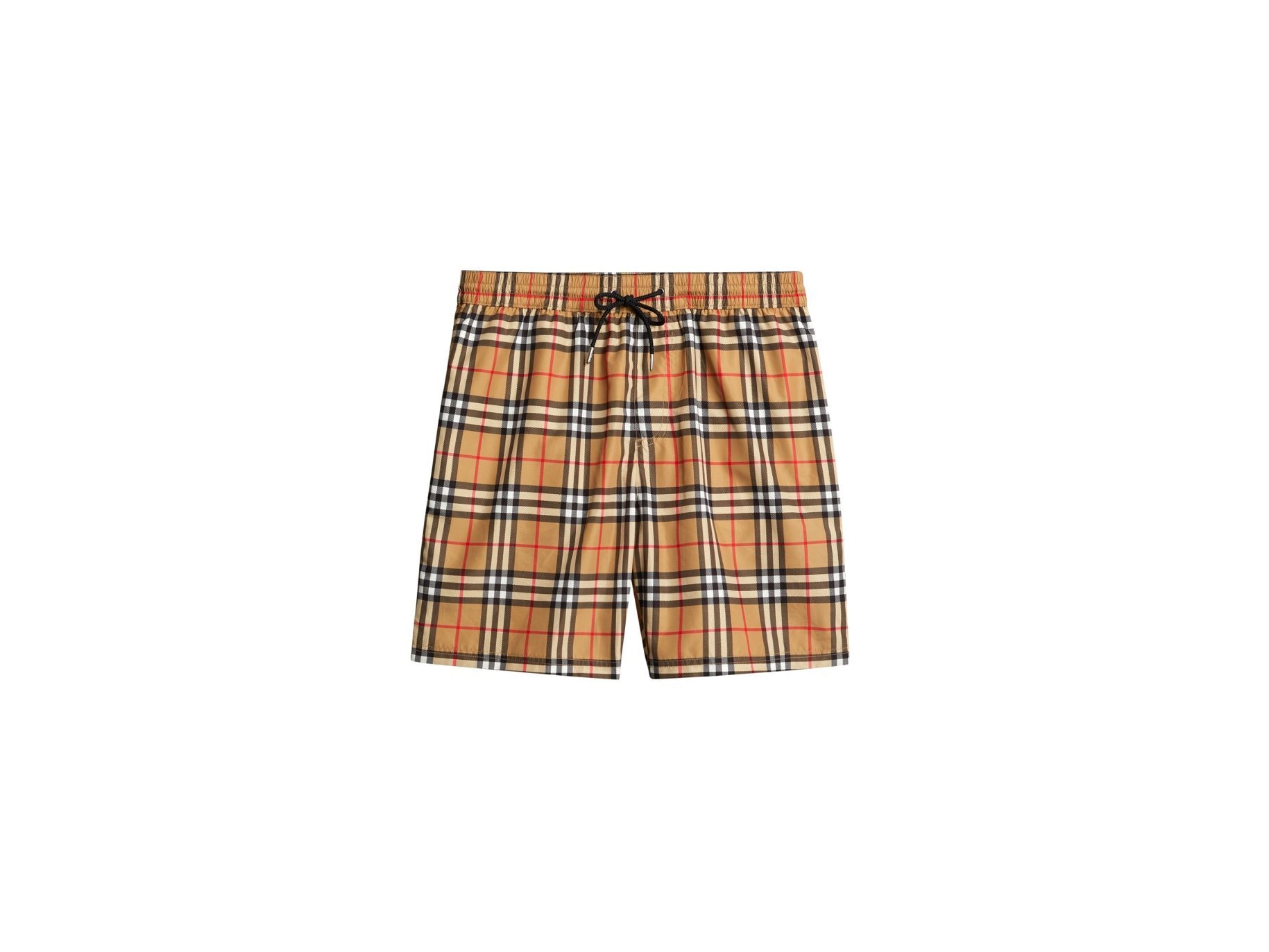 Burberry Vintage check drawcord swim shorts - Harvey Nichols
