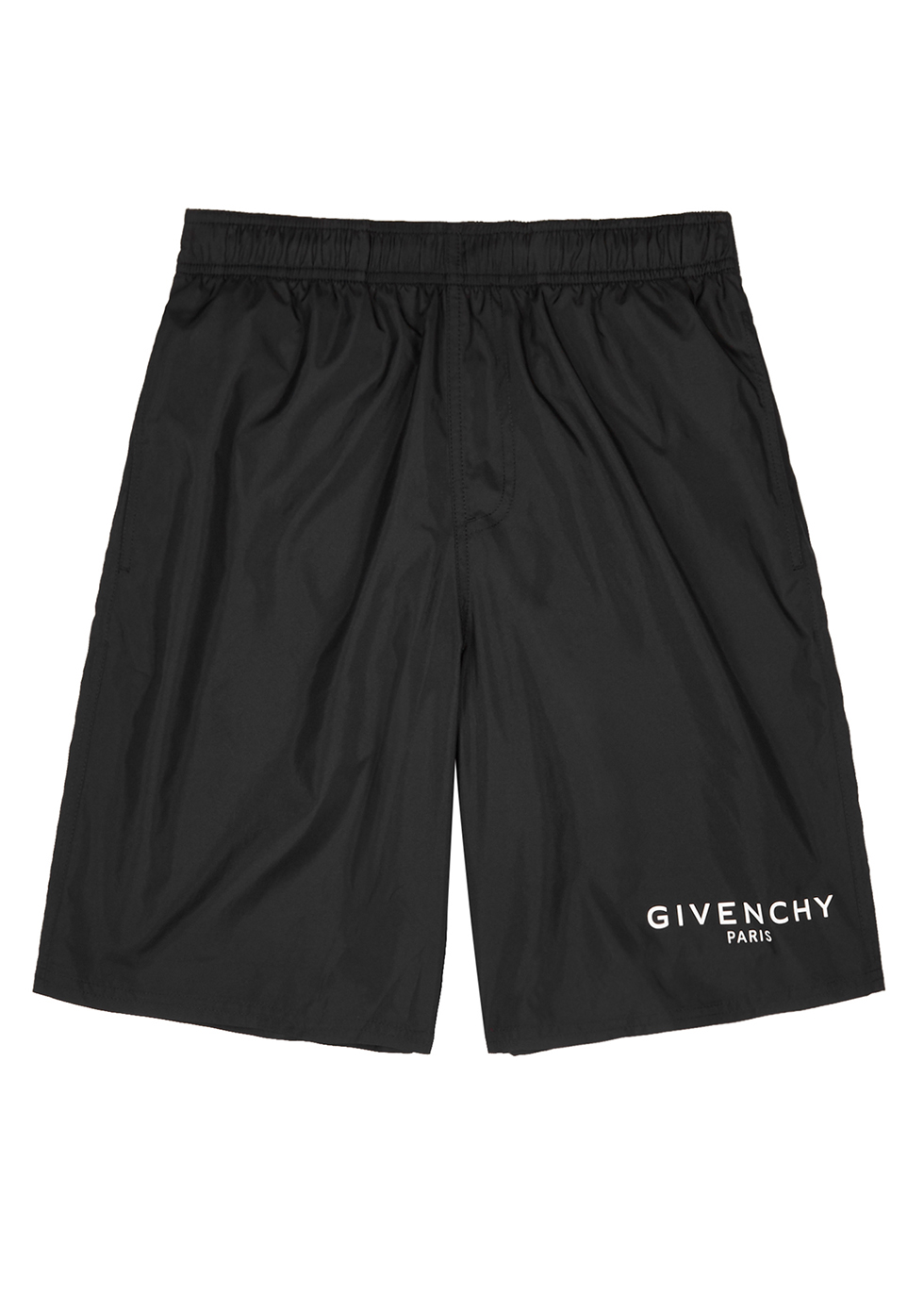 black givenchy swim shorts